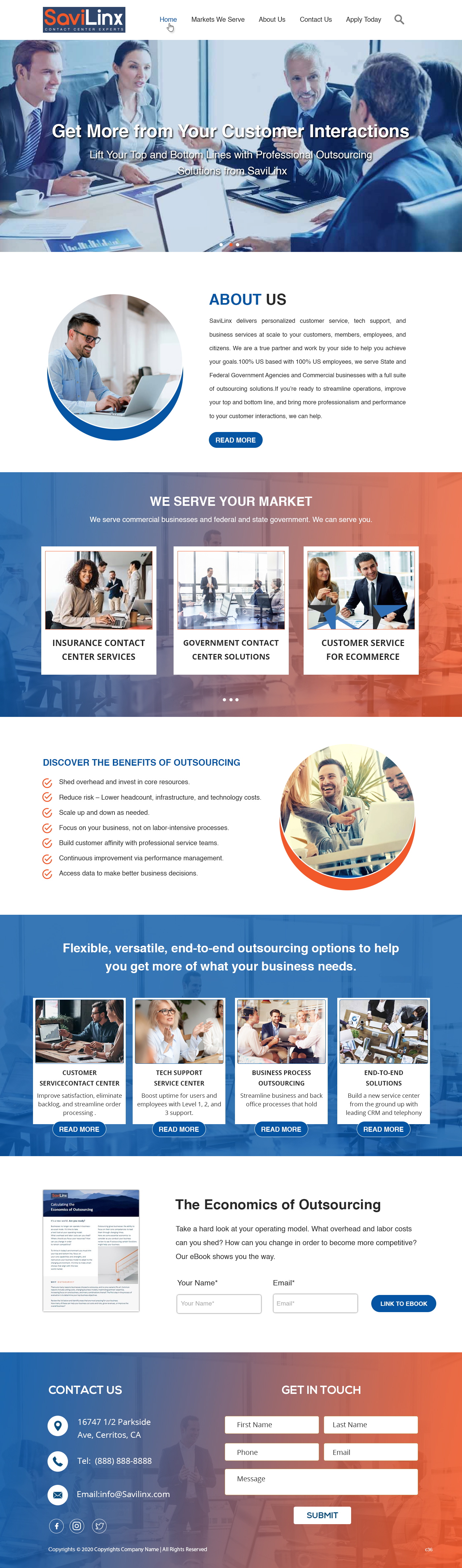 Web-Design von pb für SaviLinx | Design #24942158