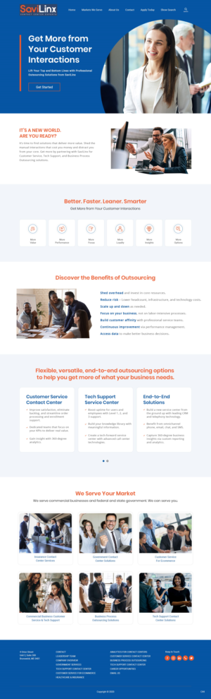 Web Design by pb for SaviLinx | Design: #24942165