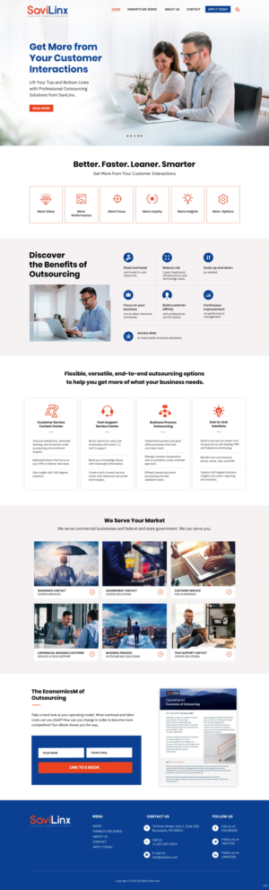 Web Design by pb for SaviLinx | Design: #24942167