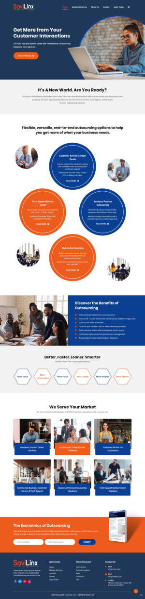 Web Design by pb for SaviLinx | Design: #24956474