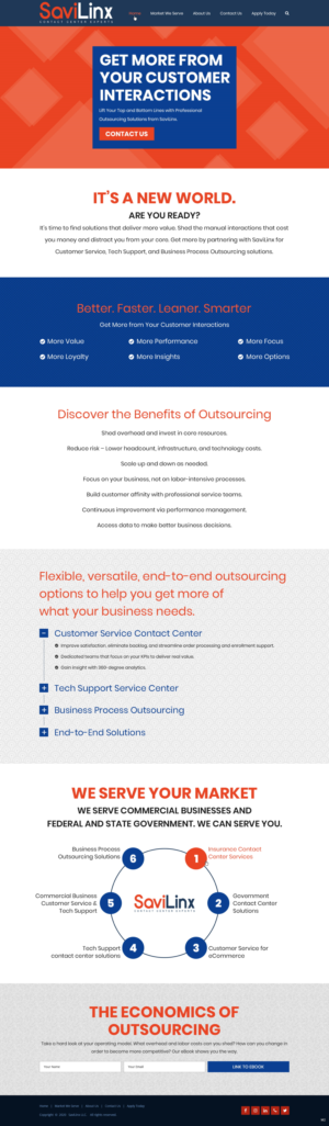 Web Design by pb for SaviLinx | Design: #24992036