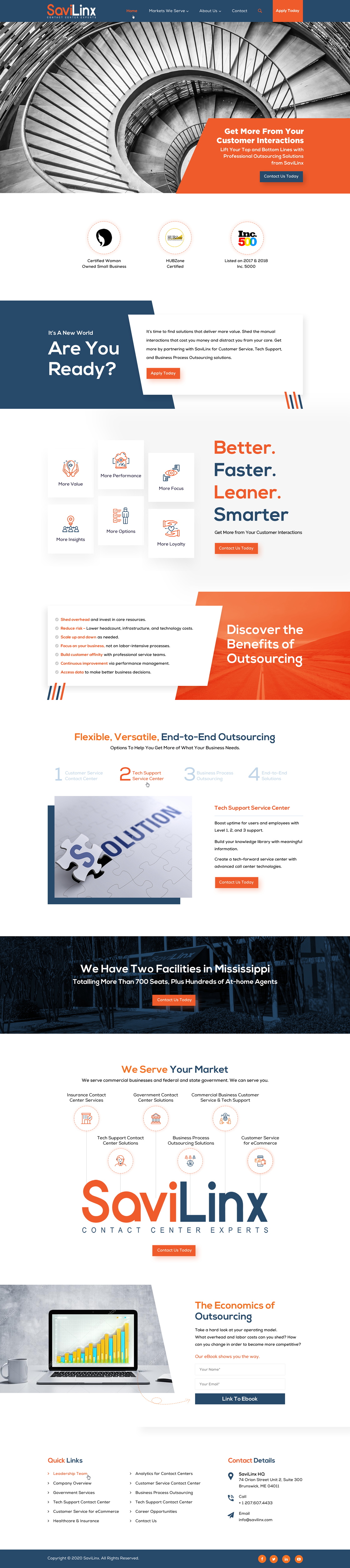 Web Design by Sbss for SaviLinx | Design #24996032