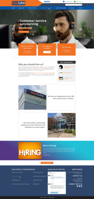Web Design by Mr_Thesis for SaviLinx | Design #24957127