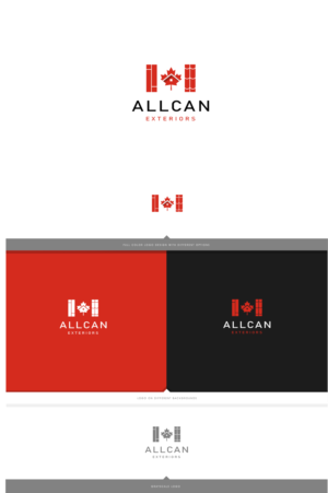 Logo Design by LaGregz for Allcan Exteriors Ltd. | Design #24954231