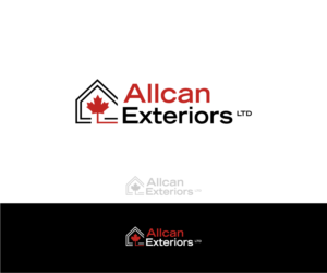 Logo Design by Daniel Caso Design for Allcan Exteriors Ltd. | Design: #24939860