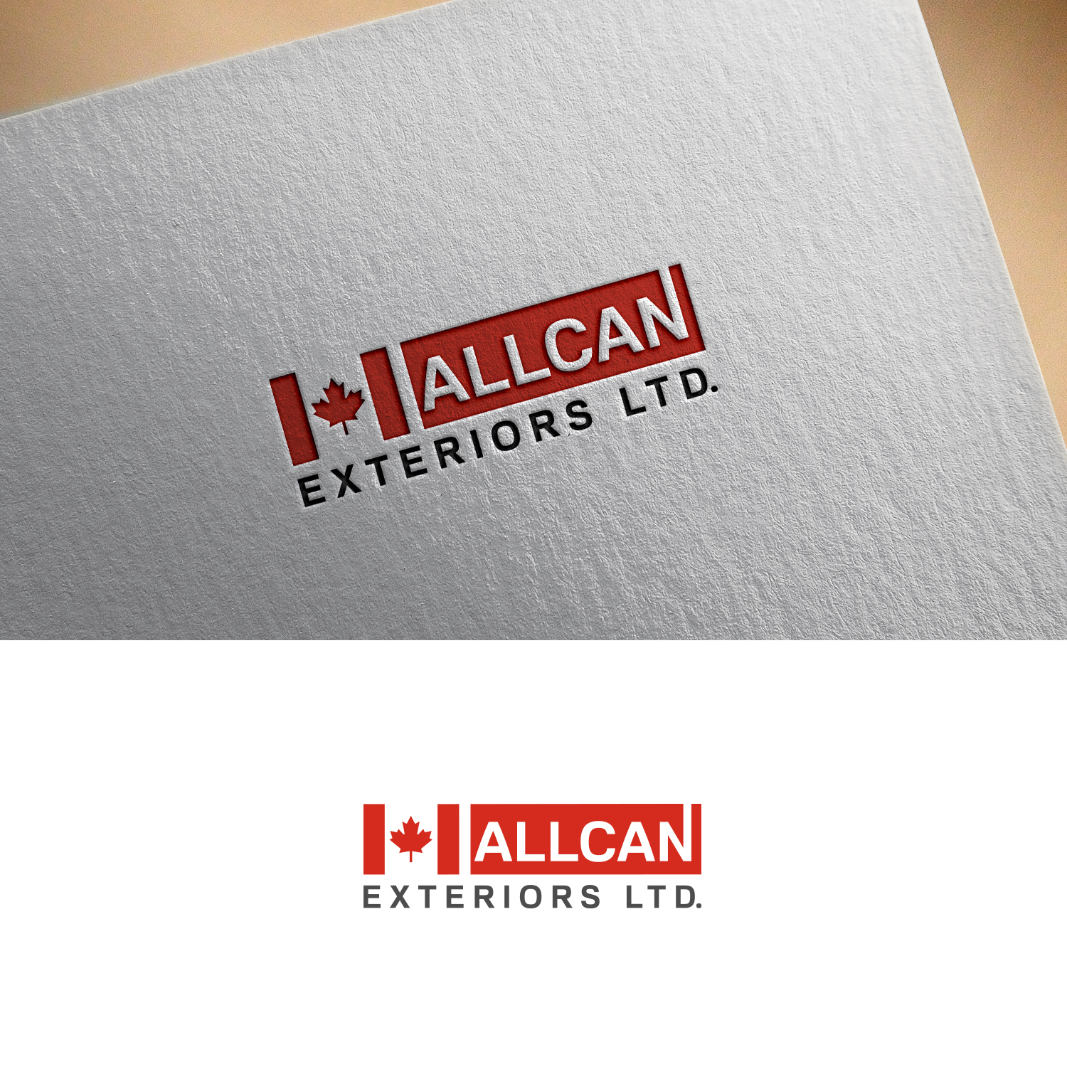 Diseño de Logo por MG.graphics para Allcan Exteriors Ltd. | Diseño #24945304