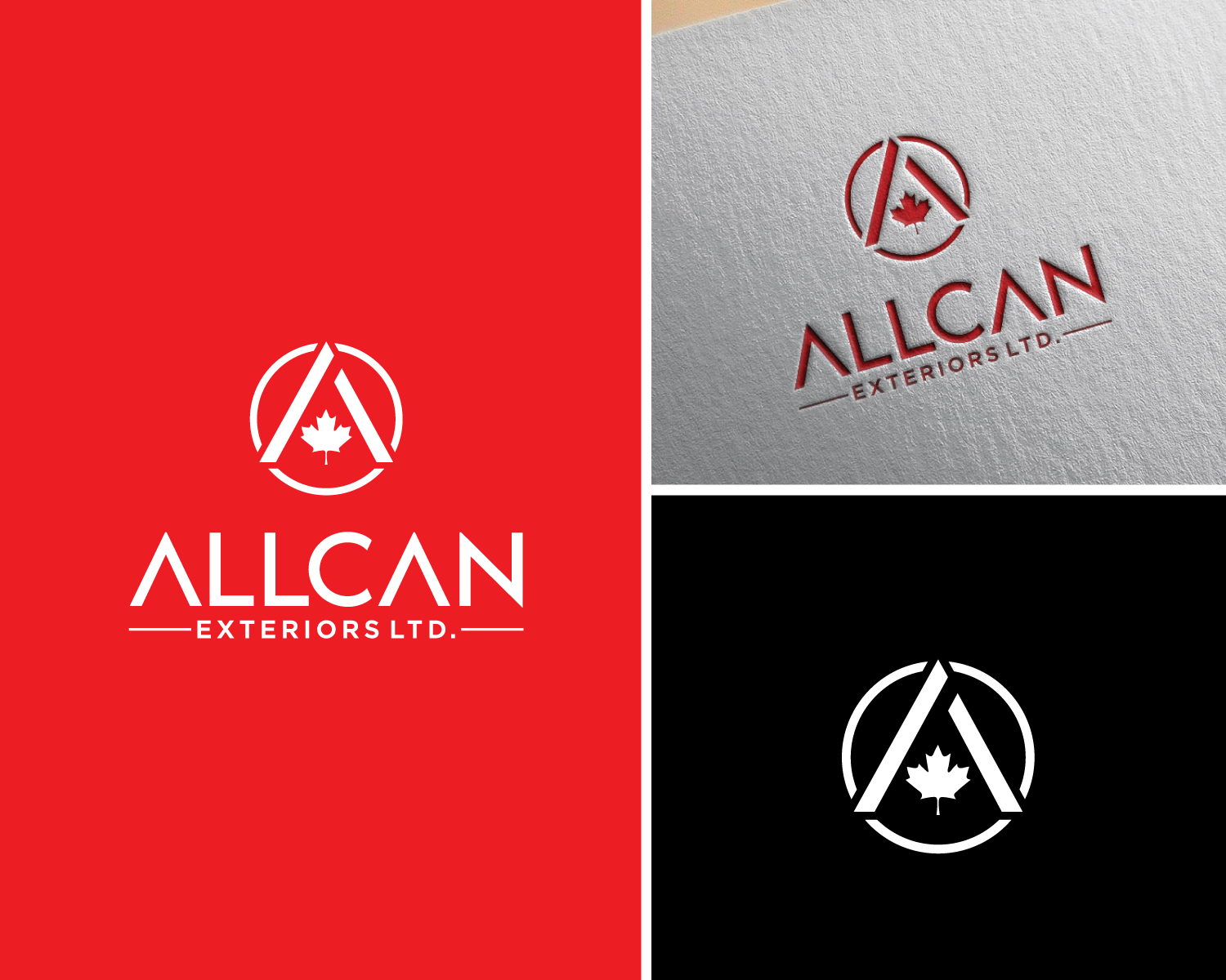 Logo Design by Atec for Allcan Exteriors Ltd. | Design #24965966