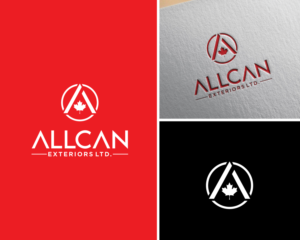 Logo Design by Atec for Allcan Exteriors Ltd. | Design: #24965966