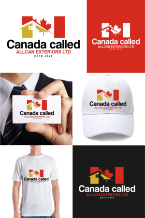 Logo Design by fly  design for Allcan Exteriors Ltd. | Design: #24937717