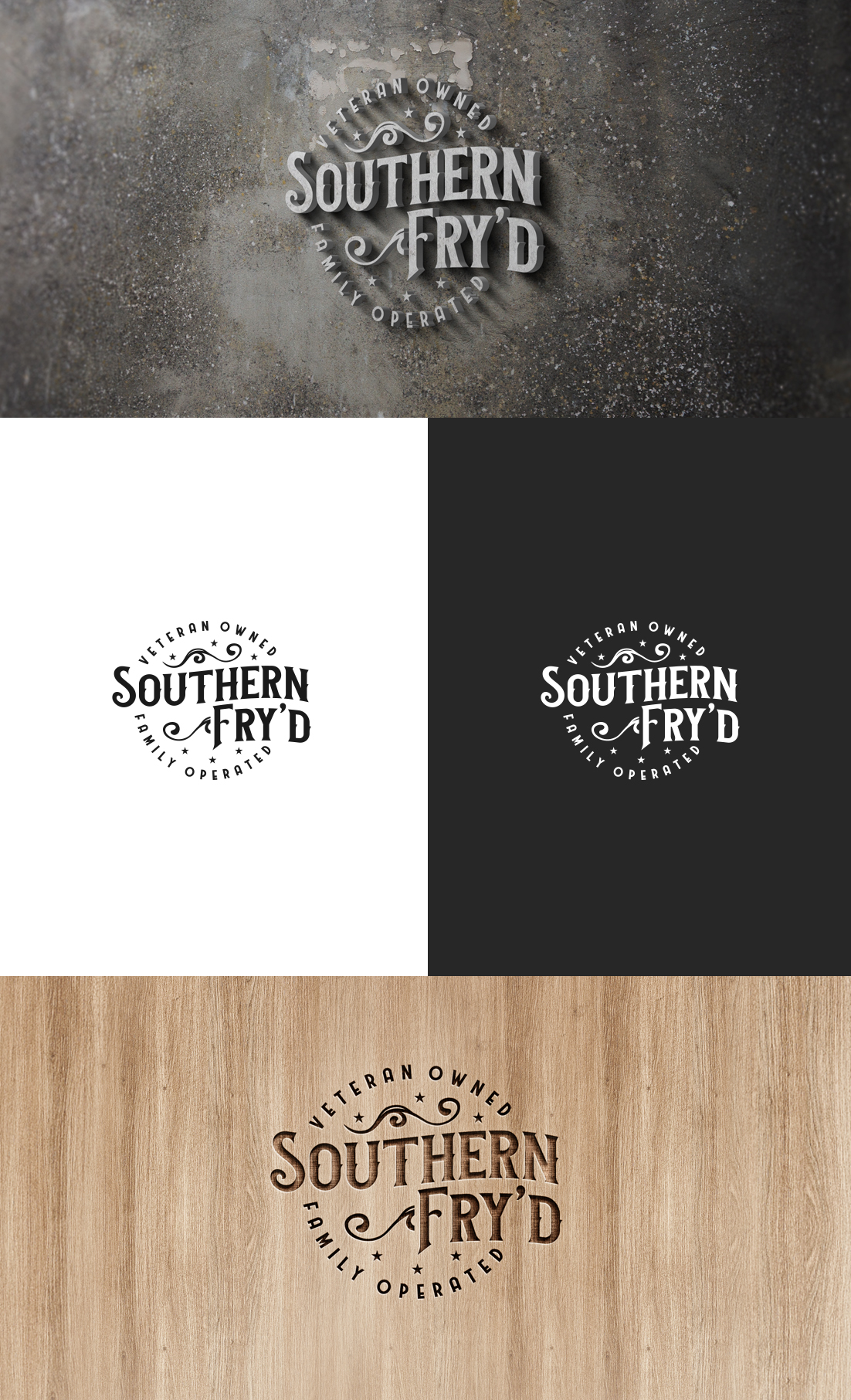 Logo Design by GLDesigns for Southern Fry'd | Design #24935508