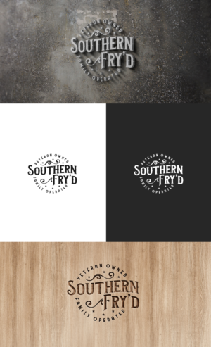 Logo Design by GLDesigns for Southern Fry'd | Design: #24935508