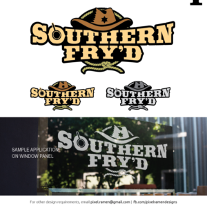 Southern Fry'd | Logo Design by Noche designs