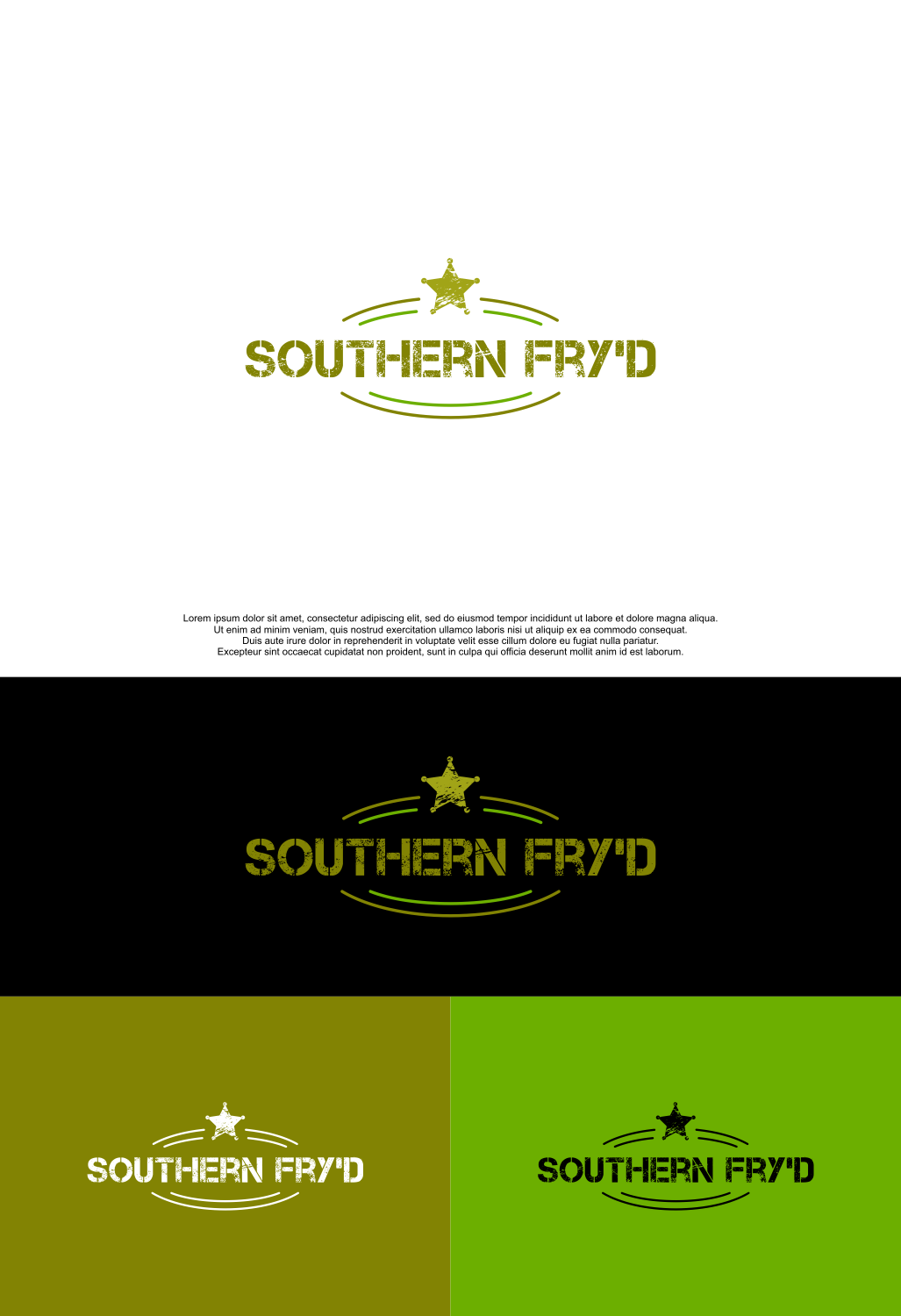 Logo-Design von siti MWDesign für Southern Fry'd | Design #24949905