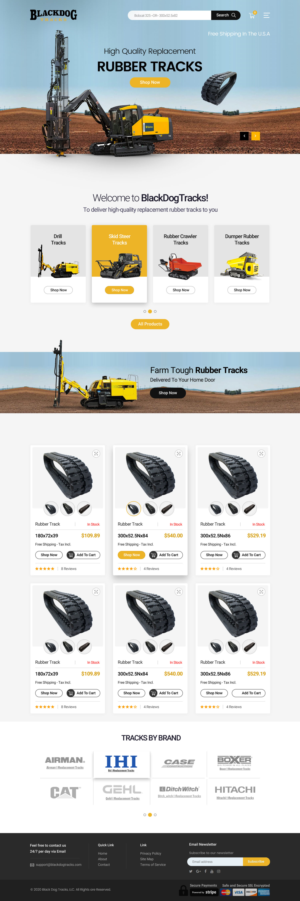 Revamp BlackDogTracks.com | Diseño Web por Shijo John
