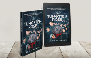 ebook front & back cover design: 'The Tungsten Rose' | Grafik-Design von hektorsty