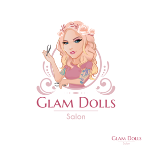 Glam dollz | Diseño de Logo por Gabriel T. Marques