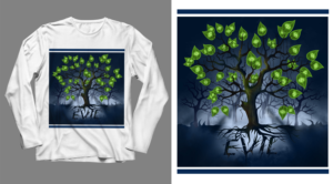 Money the root of all evil | Design de T-shirt par SAI DESIGNS