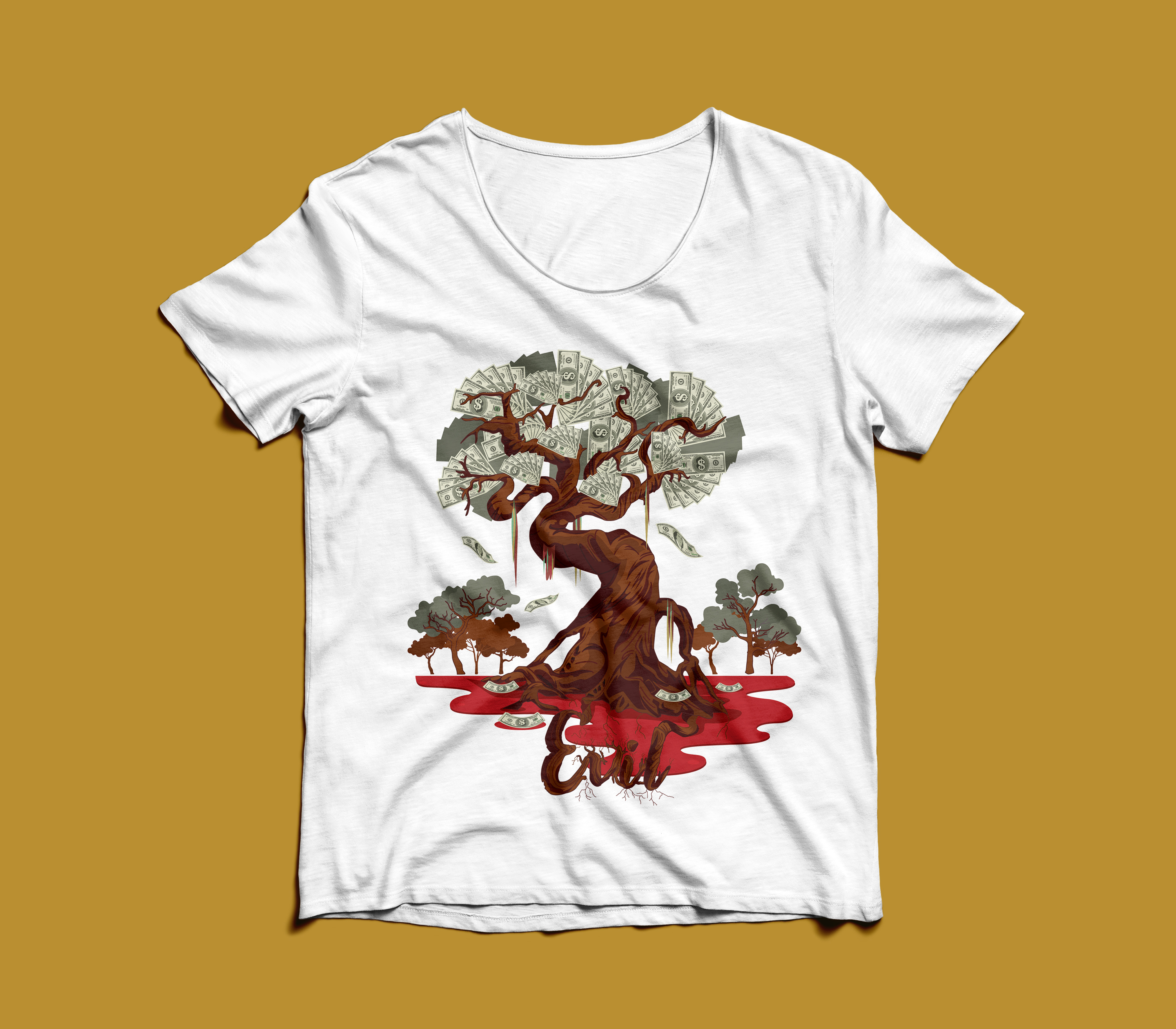 T-shirt Design by jas valencia for Maniak Teez | Design #25001487