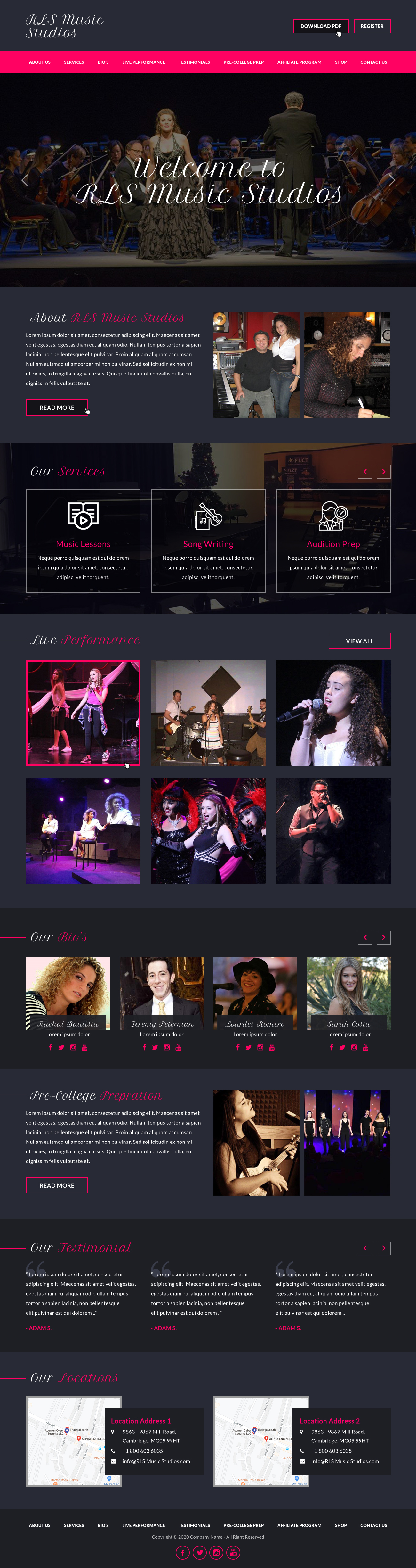 Web Design by Atom for this project | Design #24946671