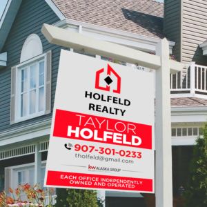 Real Estate Listing Signs for standard Yard arms  | Signage Design by Designers Hub