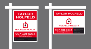 Real Estate Listing Signs for standard Yard arms  | Signage Design by Atvento Graphics