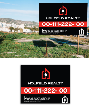 Real Estate Listing Signs for standard Yard arms  | Signage Design by u2square