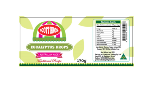 Label Design by Maakey for Scott Bros. CANDY | Design #24974427