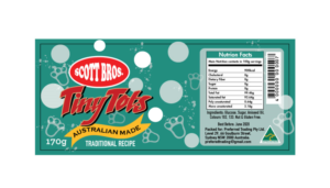 Label Design by Maakey for Scott Bros. CANDY | Design: #24974463