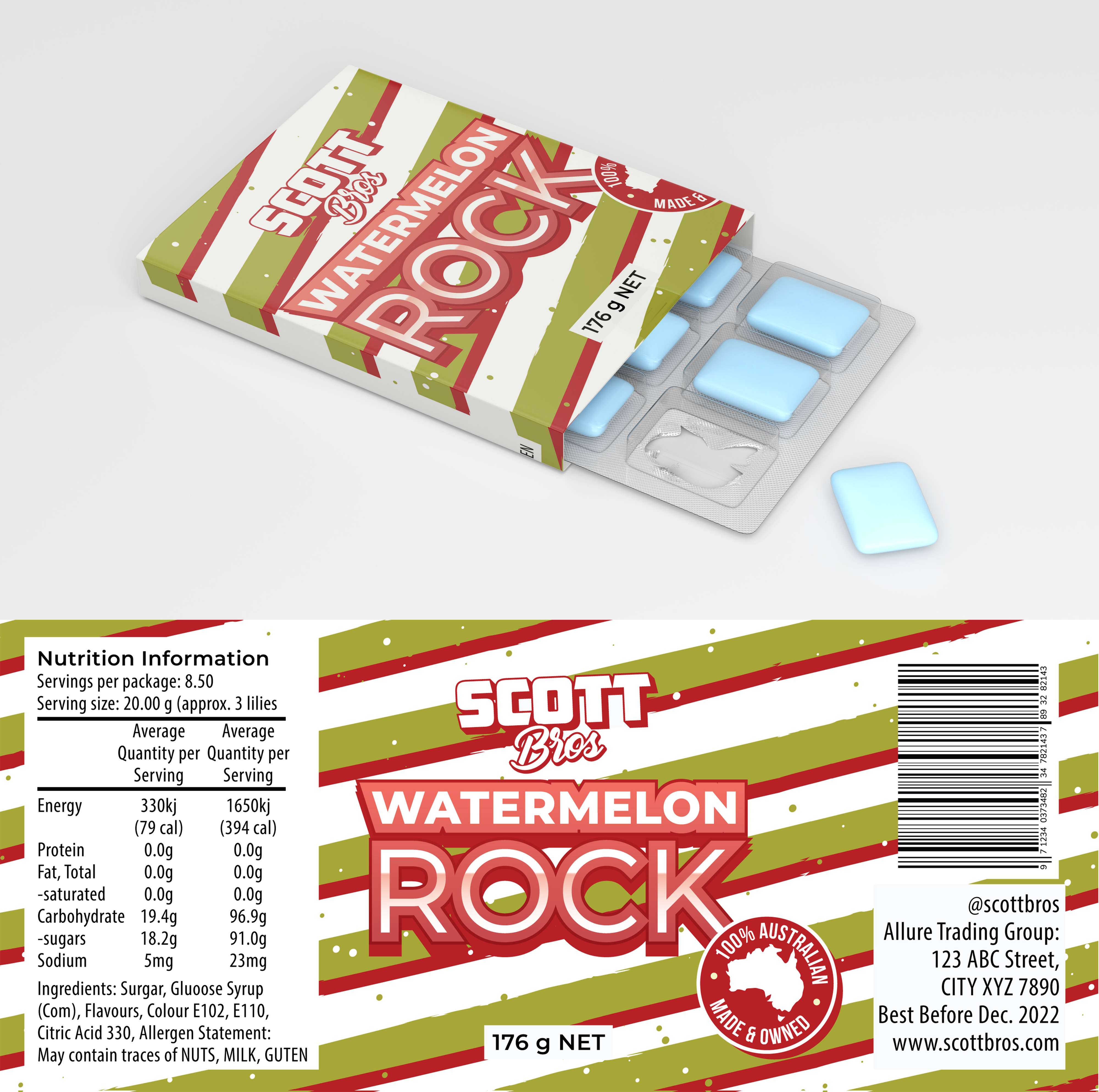 Label Design by Impressive Solutions for Scott Bros. CANDY | Design #24961073