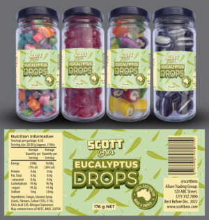 Label Design by Impressive Solutions for Scott Bros. CANDY | Design: #24972653