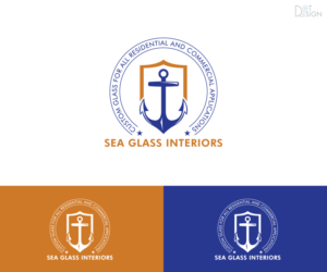 Sea Glass Interiors; Custom Glass for all Residential and Commercial Applications | Design de Logo par Dot Design 3