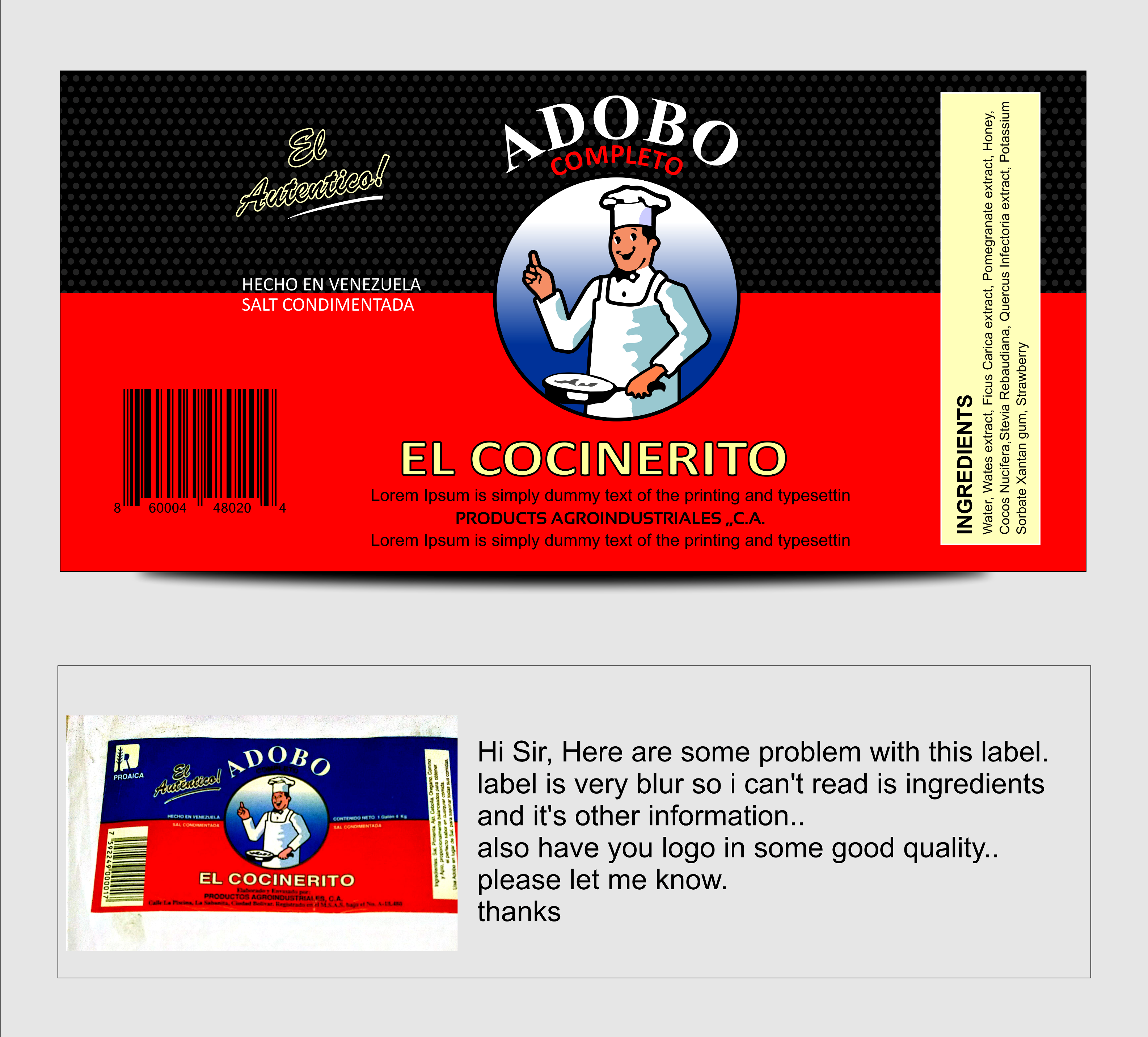 Diseño de Etiqueta por sonu parmar para este proyecto | Diseño #25011110