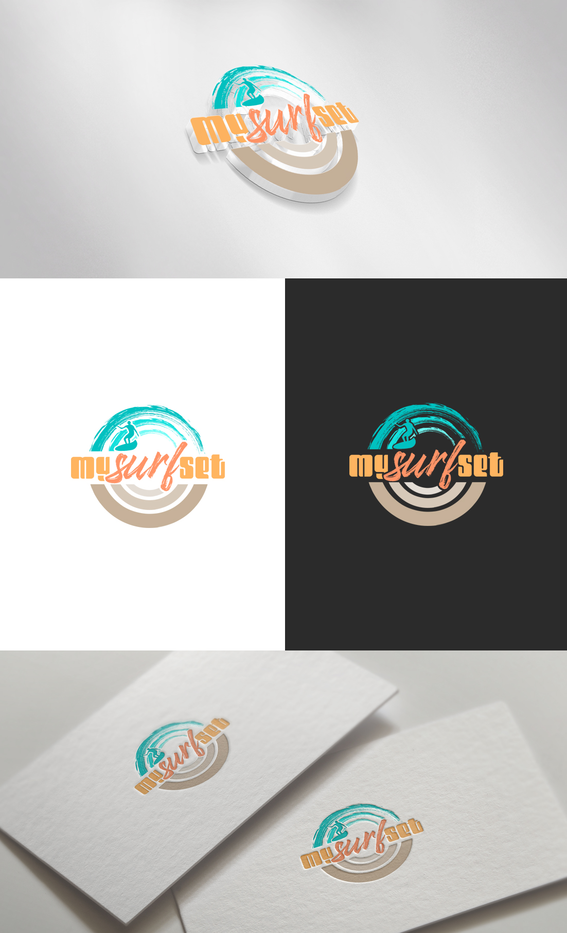 Logo Design by GLDesigns for mySurfSet Photography | Design #24949639