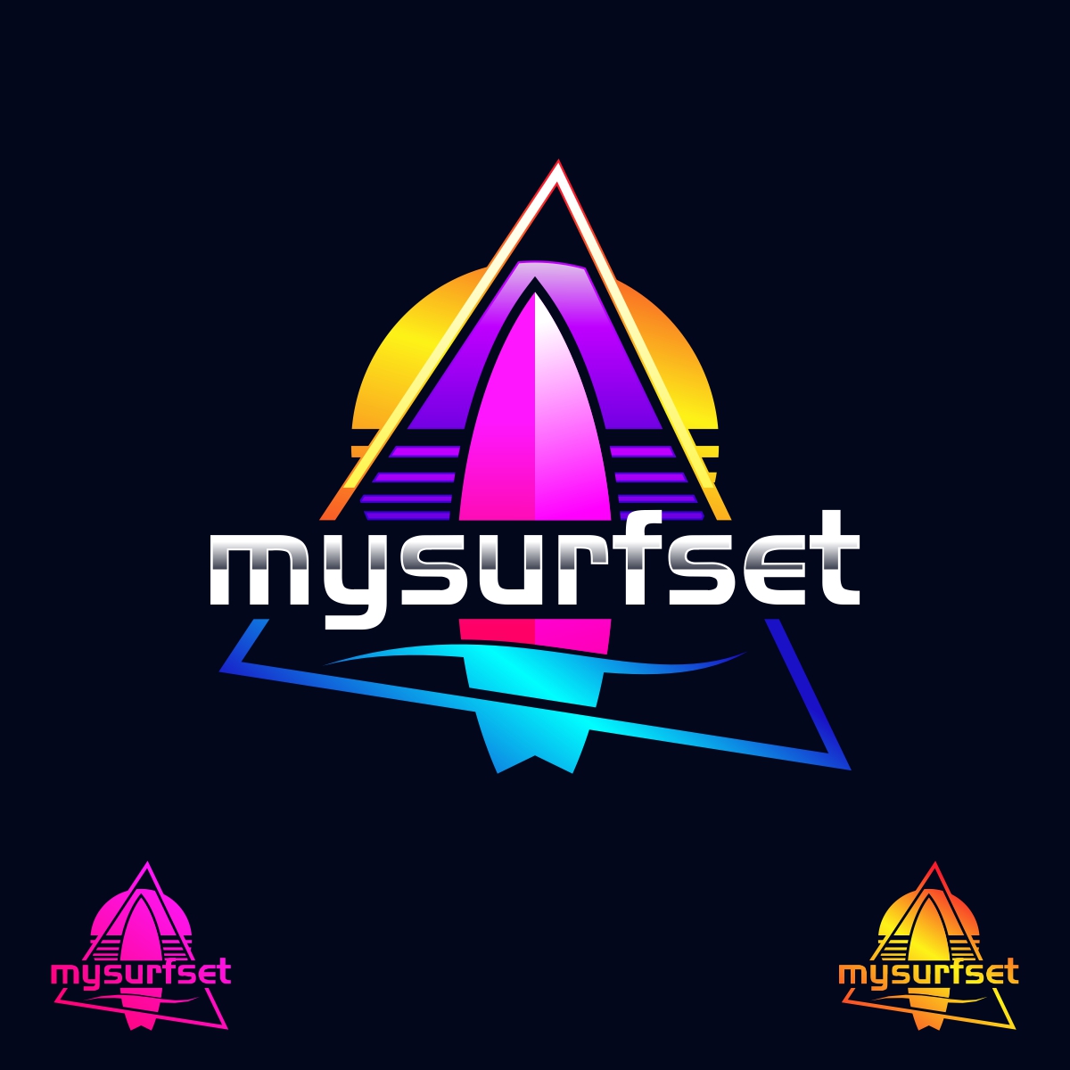 Logo Design by fly  design for mySurfSet Photography | Design #24953283