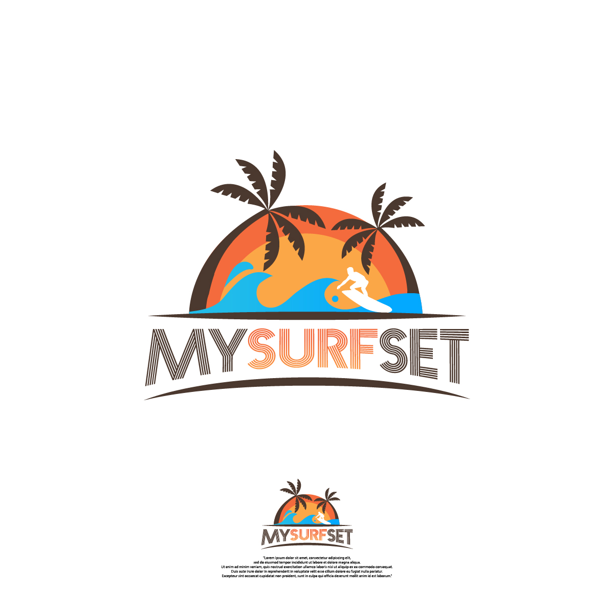 Logo Design by The Silver Screen Studio for mySurfSet Photography | Design #25014253