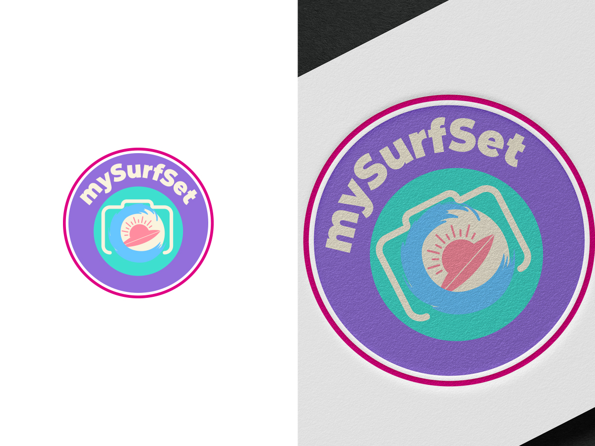 Logo Design by cojoceastudio for mySurfSet Photography | Design #24967795