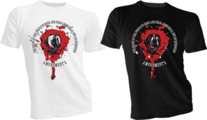 Bullet hole in body | T-Shirt-Design von bacujkov