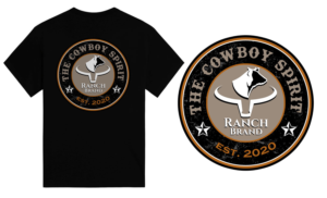 Ranch Brand design for Cowboy t-shirts | T-Shirt-Design von NILDesigns