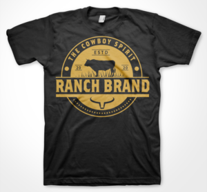 T-shirt Design by badpixelarts for Ranch Brand | Design: #24955429