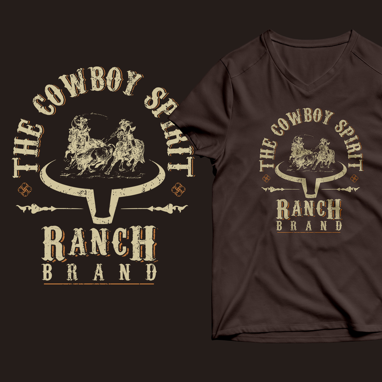 T-shirt Design by mekhfioui for Ranch Brand | Design #24963718