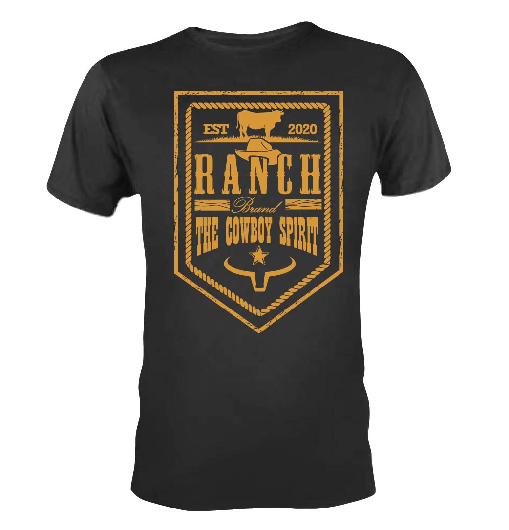 T-shirt Design by 75-R-P-Z for Ranch Brand | Design #24978708