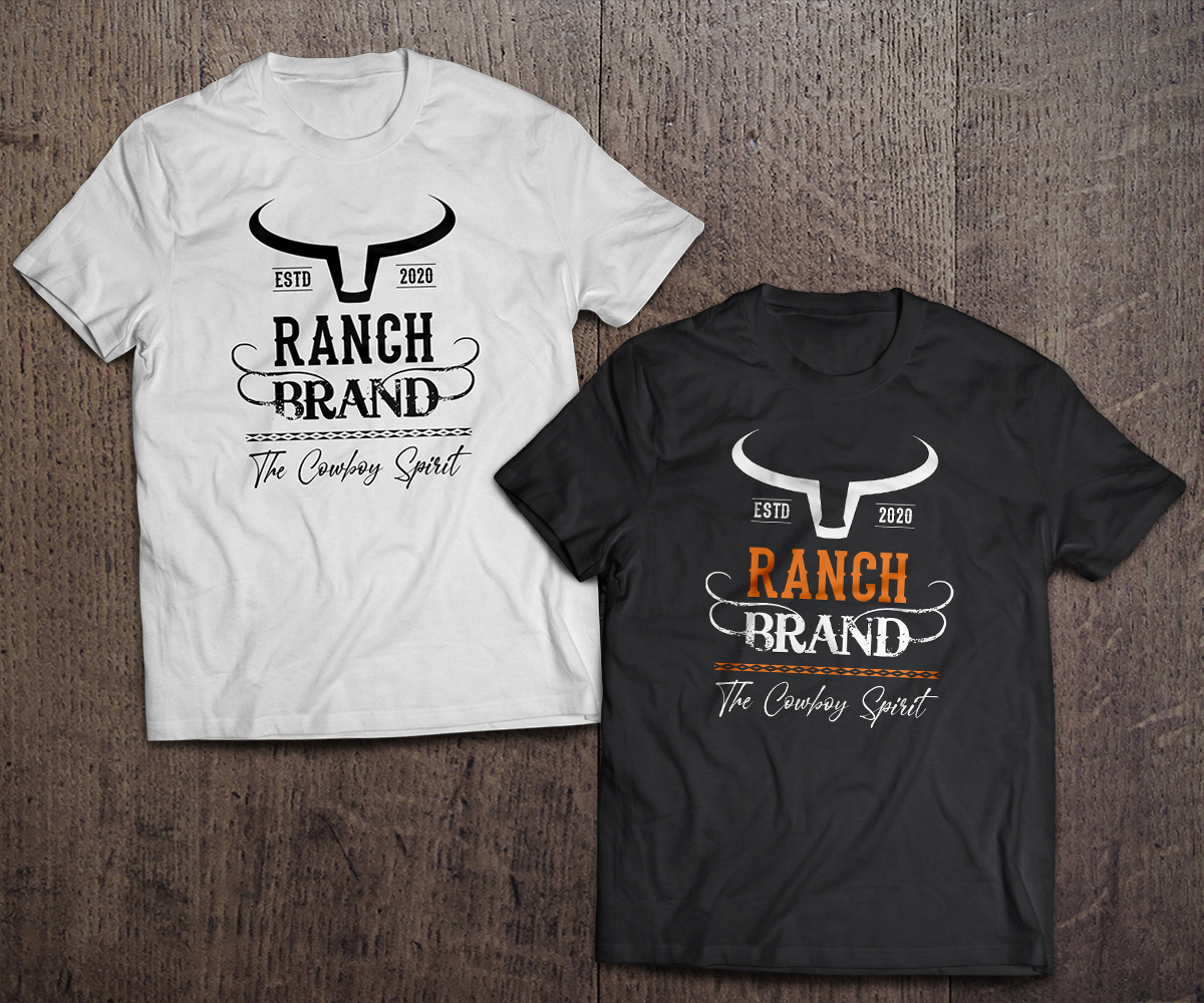 T-shirt Design by FigliaPerduta for Ranch Brand | Design #25001763