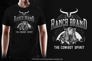 Ranch Brand design for Cowboy t-shirts | T-Shirt-Design von gekgrfx
