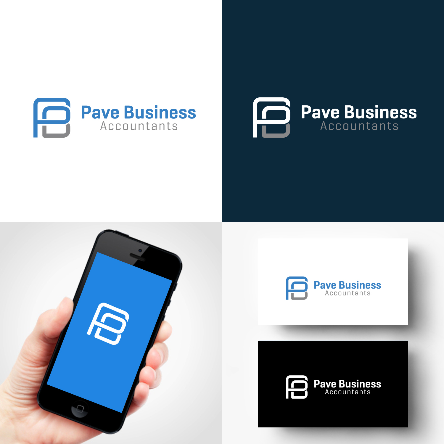 Logo Design by parshdelhi for Pave Business Accountants | Design #24984159