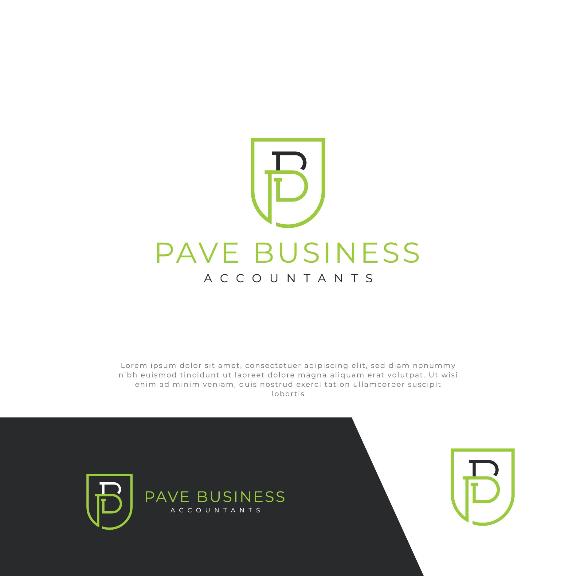 Logo Design by creative.bugs for Pave Business Accountants | Design #24966186