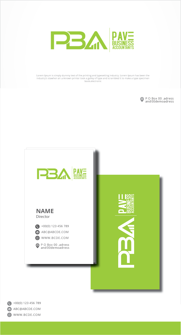 Logo Design by graphicevolution for Pave Business Accountants | Design #24954103