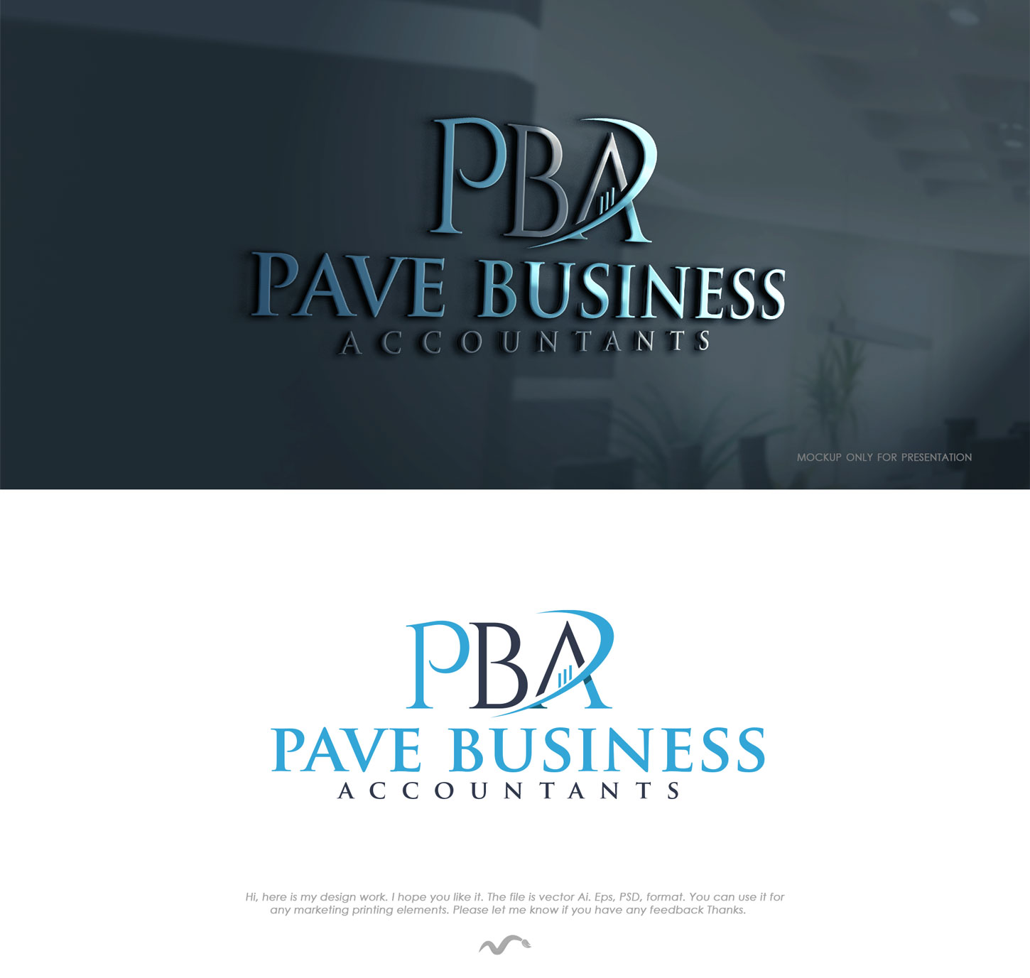 Logo Design by Mono.co for Pave Business Accountants | Design #24956560