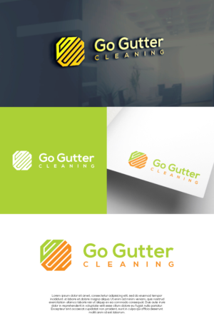 Go Gutter Cleaning | Logo Design by laba tiada henti