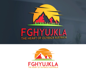 Fghyujkla, the heart of outback Australia | Logo Design by GoodTimes$$$
