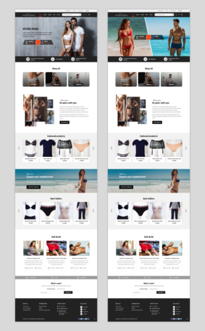 Web Design by pb for Intima moda d.o.o. | Design: #24974681